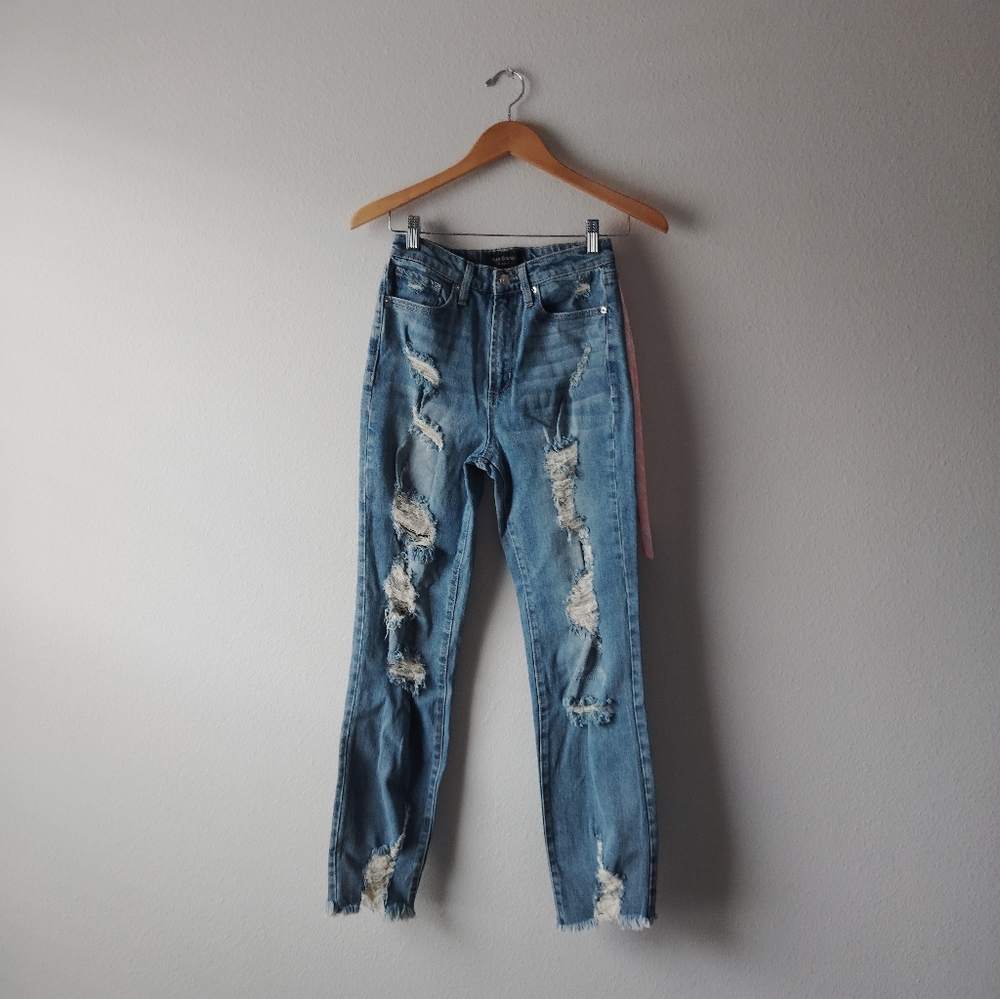 Juicy Couture Distressed Skinny Jeans